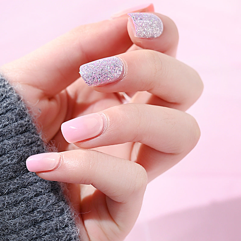 Wholesale Plastic Detachable Nail Art Stickers with Drill 30 Pieces In A Box